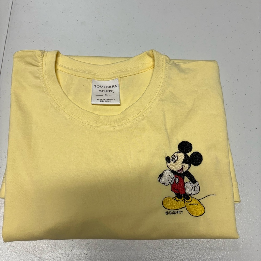 Disney Mickey Mouse Yellow T-Shirt